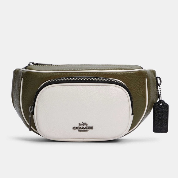 Coach Court Belt bag In Colorblock Fanny Pack Belt Bag